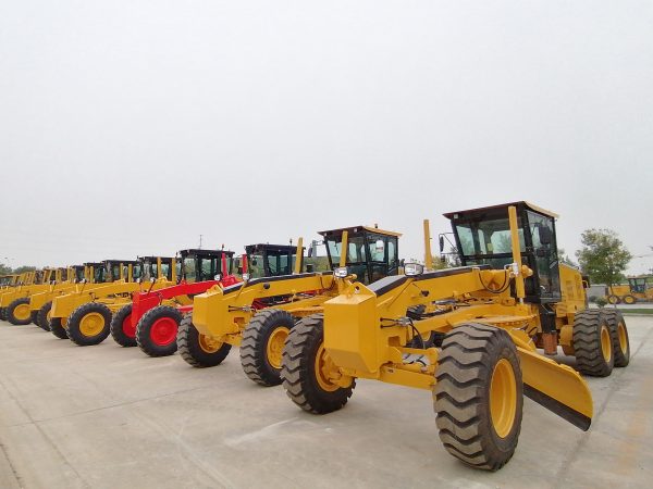 140hp Road Motor Grader SG14-B5 with A/C cabin front blade rear ripper in stock - Image 2