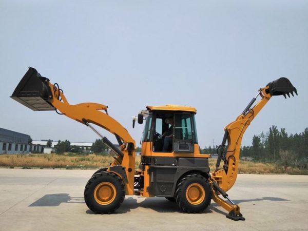 Free Shipping China Factory EPA Engine Wheel Loader Mini Backhoe Excavator Loader 4X4 Backhoe Loader for Sale - Image 4