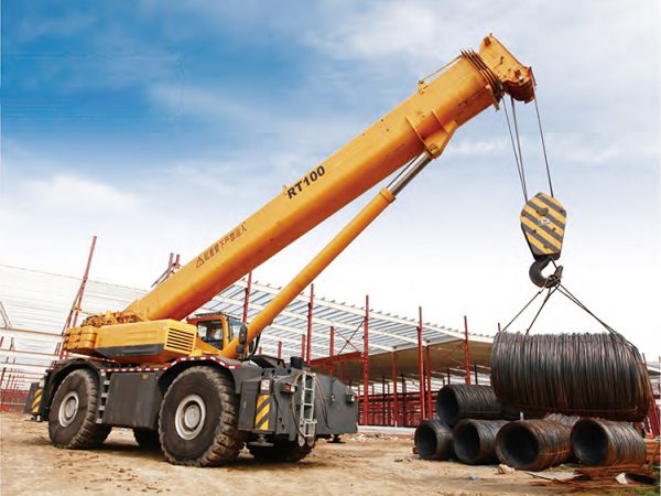 high efficiency 60ton truck crane hydraulic pump RT60/100 rough-terrain crane from famous brand in Africa - Image 3