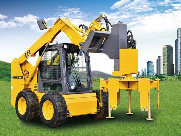 hot selling 1.26 tonskid steer loader bucket XC7-SV12 with Drilling in stock - Image 6