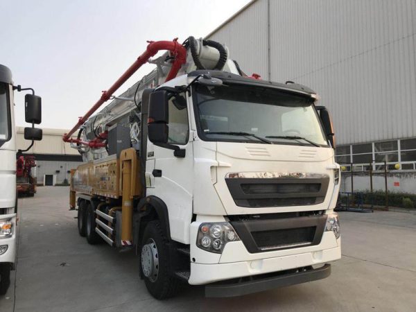 the best price China top brand 37m Truck-mounted Concrete Pump HB37K Truck Mounted Boom Concrete Pump in stock - Image 3